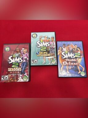 The Sims 2 PC Games Lot of 3